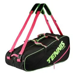 Tennis-Point Premium Neon 6R - Nero, Verde Neon 18 Tennis-Point Premium Neon 6R - Nero, Verde Neon -Vendite Babolat 0122200000 0 1