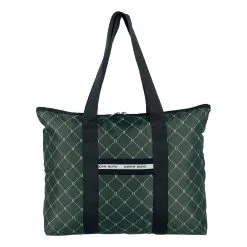 BJØRN BORG Klara Tote Borsa Casual - Verde, Nero