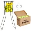 Tennis-Point Training Scatola Da 72 In Aggiunta Cesto Per Palline, Senza Pressione
