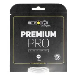 Tennis-Point Premium Pro Set Di Corde 12m - Bianco
