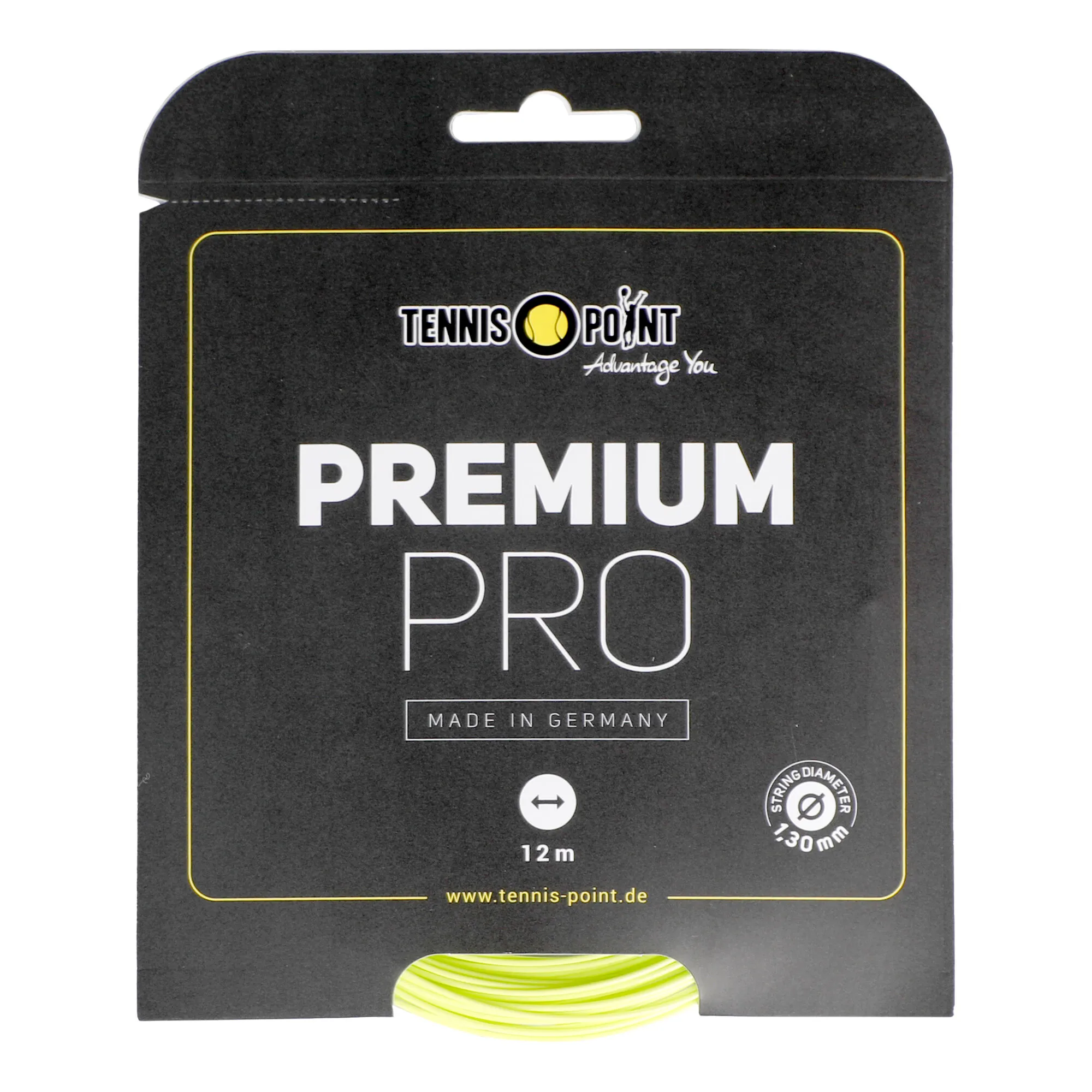 Tennis-Point Premium Pro Set Di Corde 12m - Lime 3 Tennis-Point Premium Pro Set Di Corde 12m - Lime