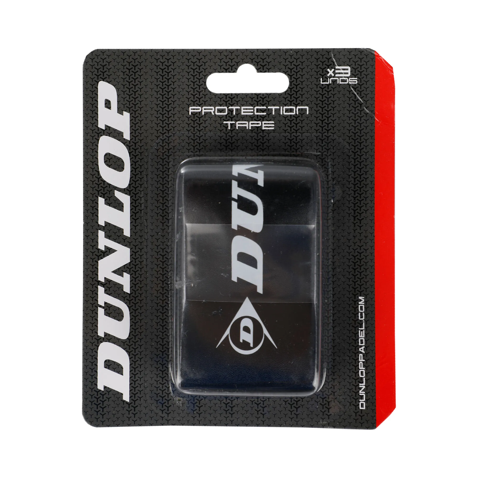 Dunlop Padel Protection Tape Nastro Di Protezione - Nero 3 Dunlop Padel Protection Tape Nastro Di Protezione - Nero