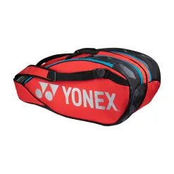 YONEX Pro Racquet Bag Borsa Per Racchetta Da 6 - Rosso, Nero -Vendite Babolat 0152600000 0 1