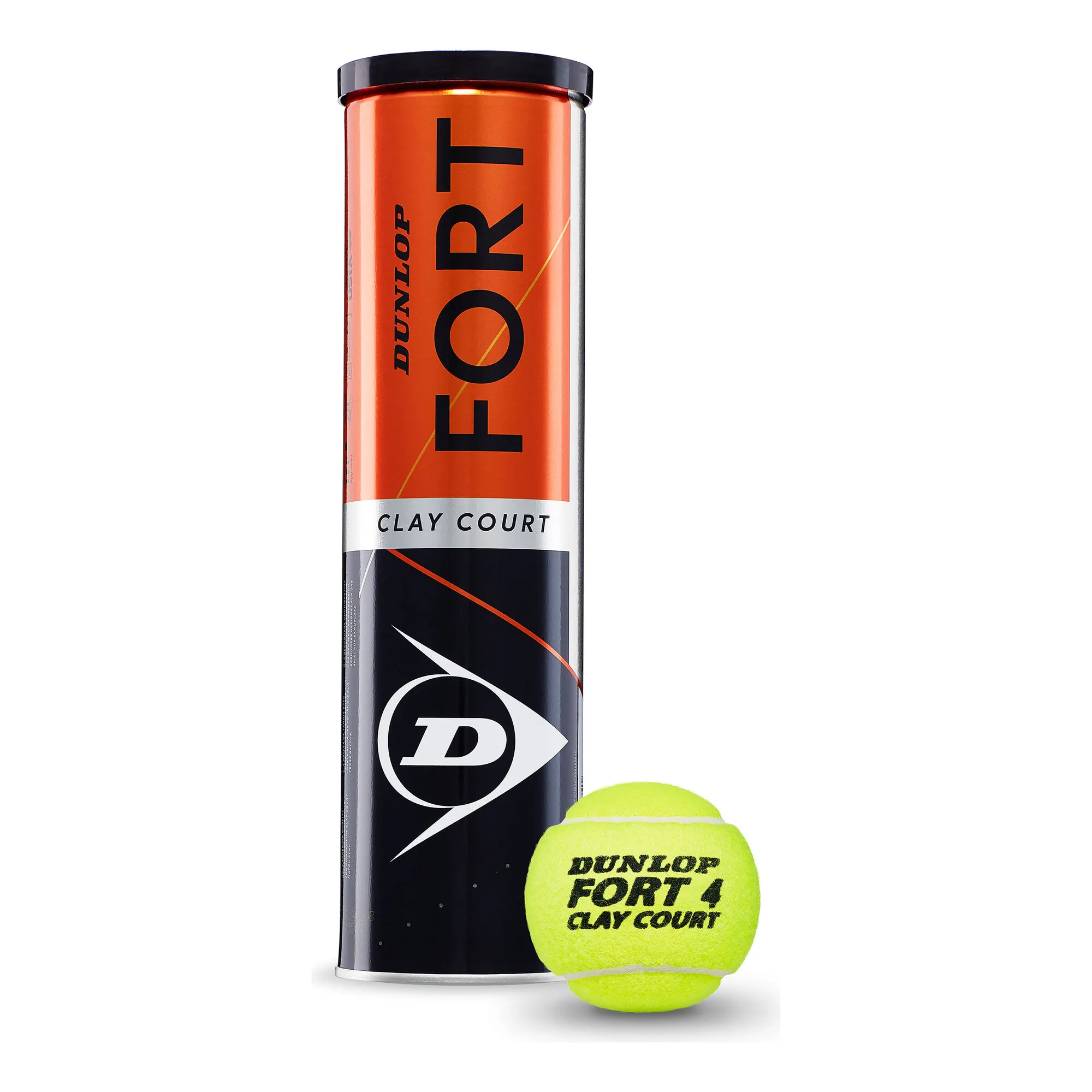Dunlop Fort Clay Court Tubo Da 4 4 Dunlop Fort Clay Court Tubo Da 4 - immagine 2