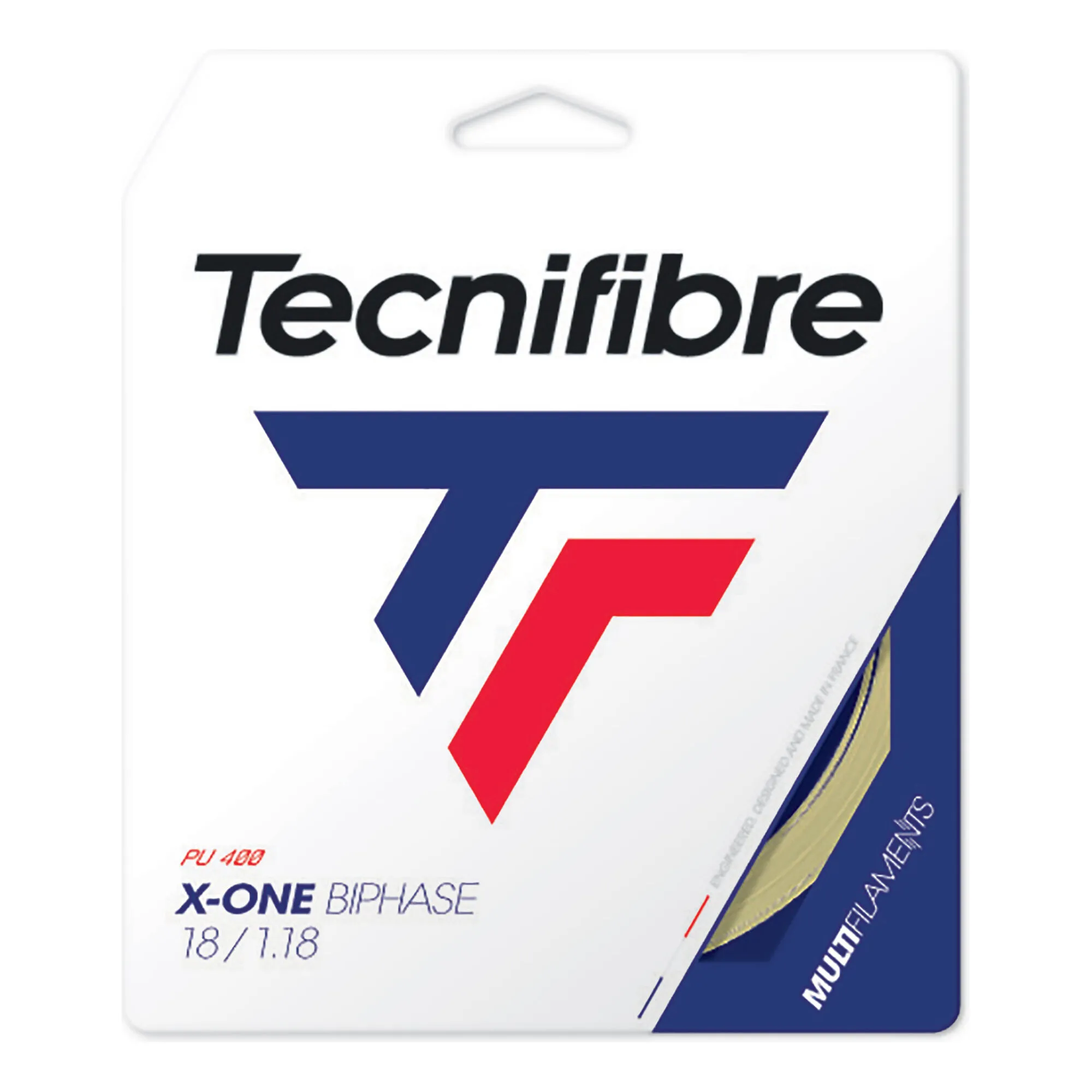 TECNIFIBRE X-One Biphase 12m Set Di Corde - Colori Naturali 3 TECNIFIBRE X-One Biphase 12m Set Di Corde - Colori Naturali
