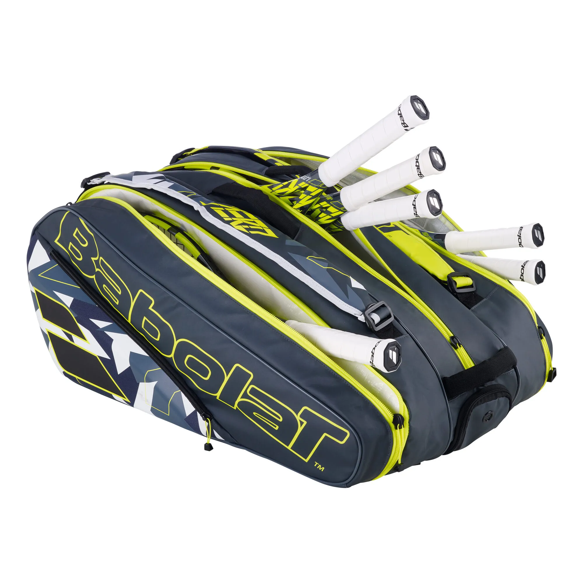 Babolat RH X 12 Pure Aero Borsa Per Racchetta - Antracite, Giallo 6 Babolat RH X 12 Pure Aero Borsa Per Racchetta - Antracite, Giallo - immagine 4
