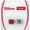 Wilson Pro Feel Antivibrazioni Confezione Da 2 - Argento, Rosso -Vendite Babolat 0193700000 000