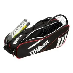Wilson Advantage III Six Borsa Per Racchetta - Nero, Bianco -Vendite Babolat 0199200000 11