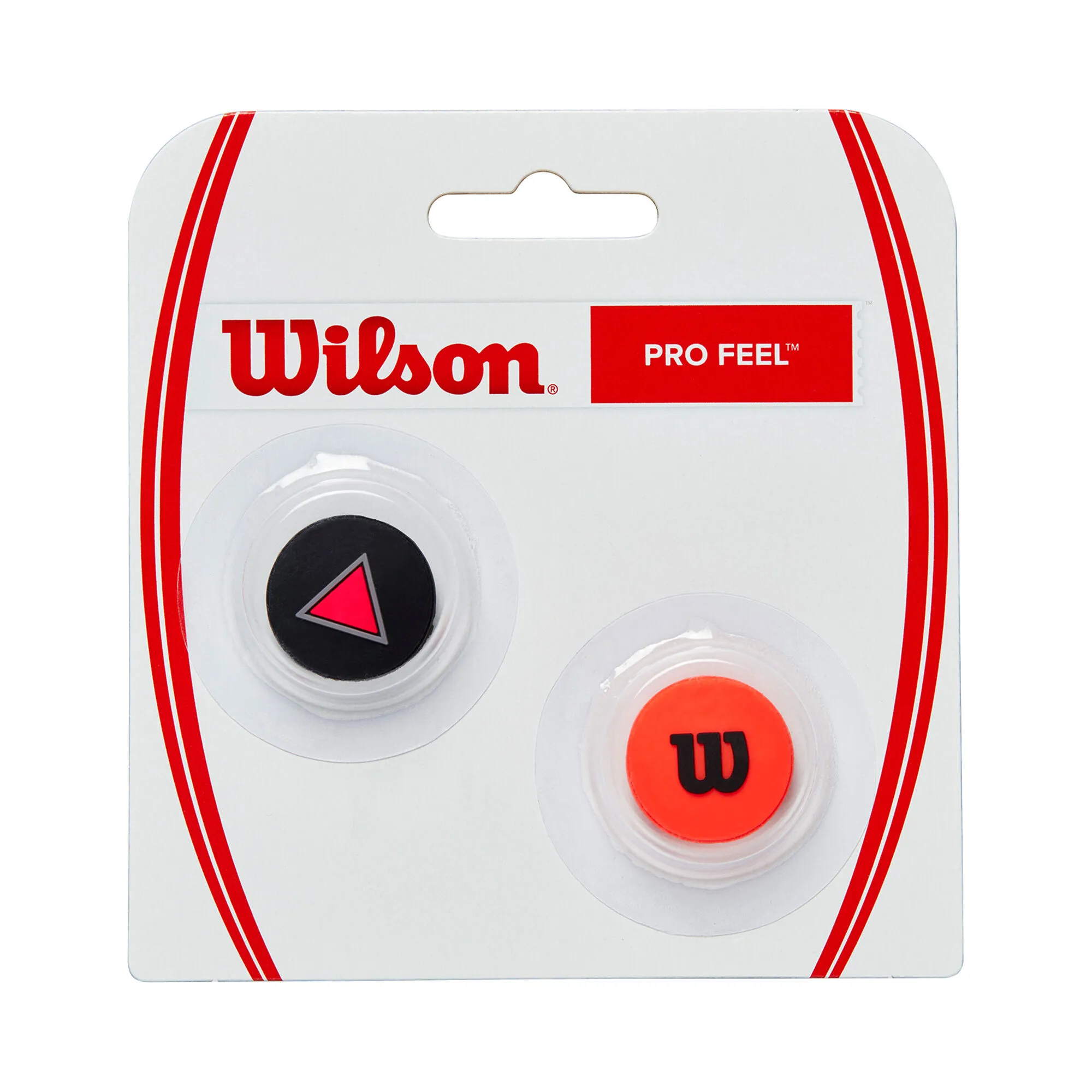 Wilson Pro Feel Clash Antivibrazioni Confezione Da 2 - Nero, Rosso 3 Wilson Pro Feel Clash Antivibrazioni Confezione Da 2 - Nero, Rosso