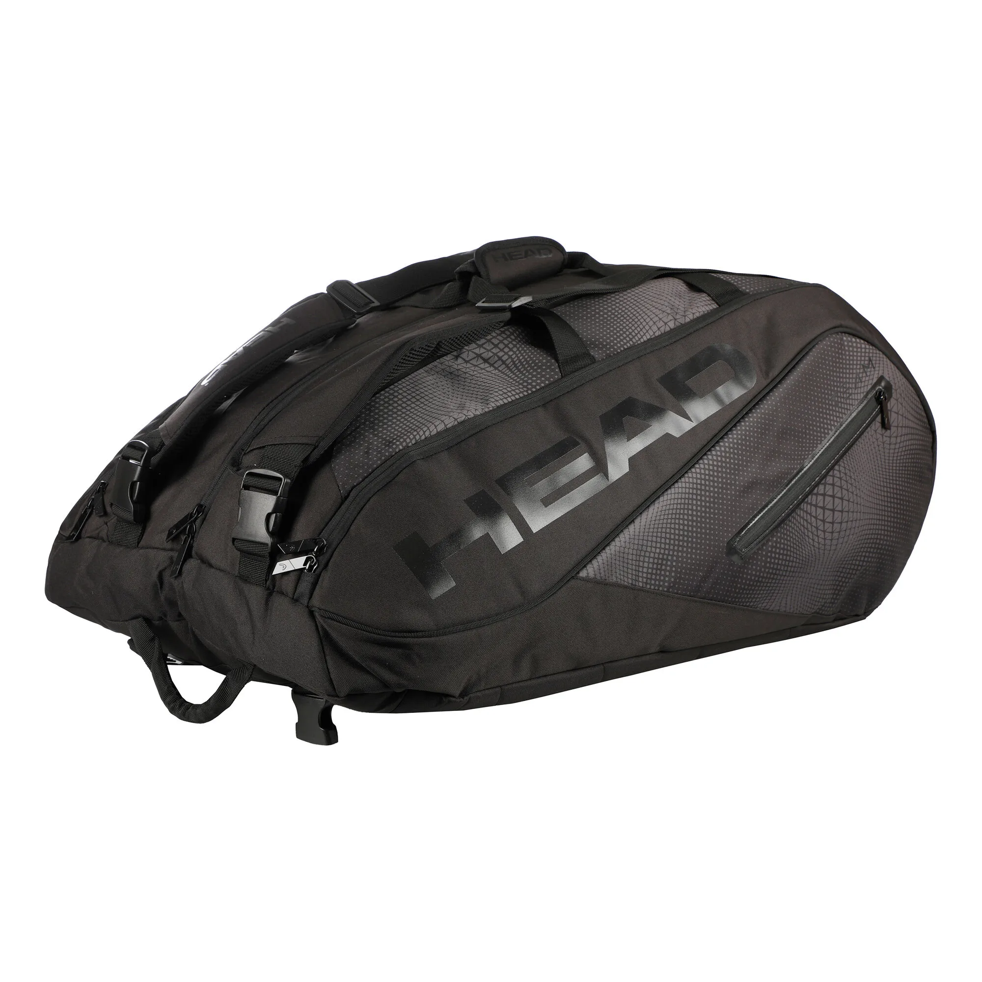 Head Tour Team 15R Megacombi Borsa Per Racchetta Edizione Speciale - Nero, Nero Brillante 3 Head Tour Team 15R Megacombi Borsa Per Racchetta Edizione Speciale - Nero, Nero Brillante