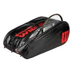 Wilson Elite Borsa Per Racchetta Da 15 Edizione Speciale - Nero, Rosso -Vendite Babolat 0226400000 10
