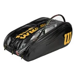 Wilson Elite Borsa Per Racchetta Da 15 Edizione Speciale - Nero, Oro -Vendite Babolat 0226500000 10