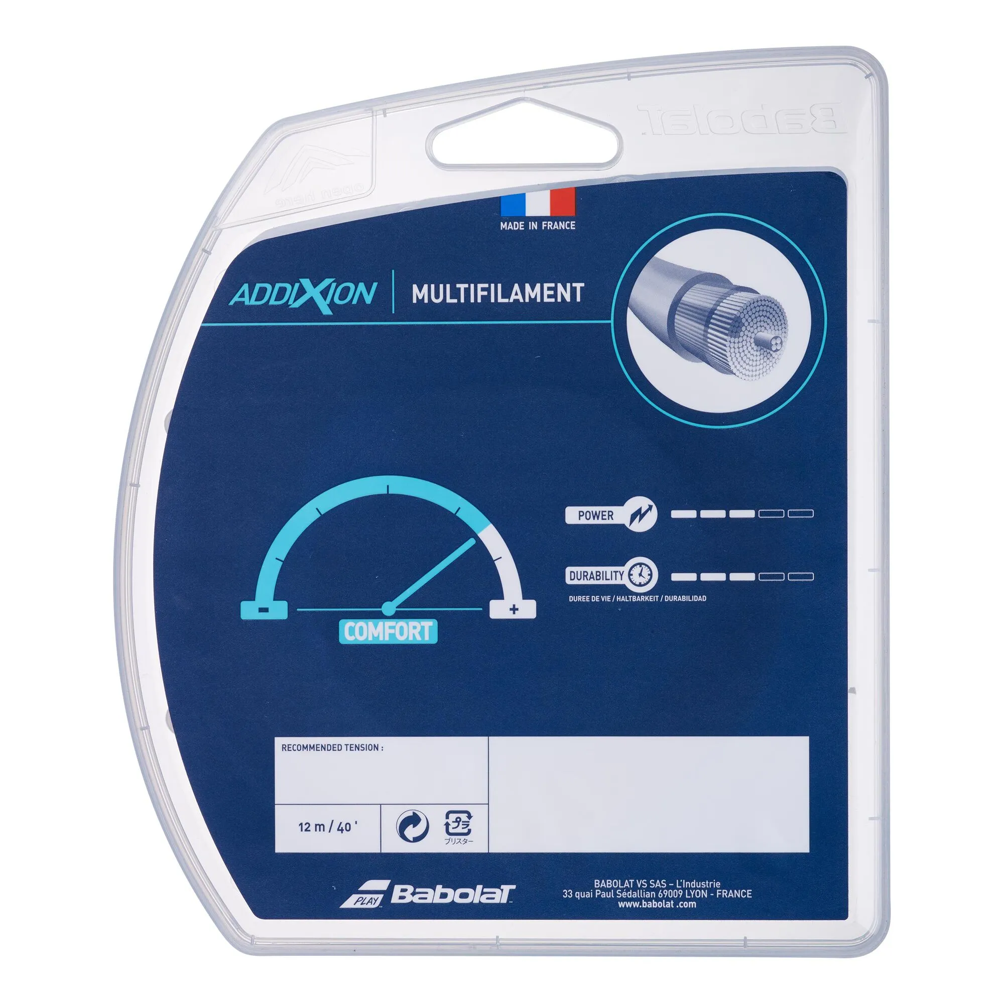 Babolat Addixon Set Di Corde 12m - Colori Naturali 4 Babolat Addixon Set Di Corde 12m - Colori Naturali - immagine 2