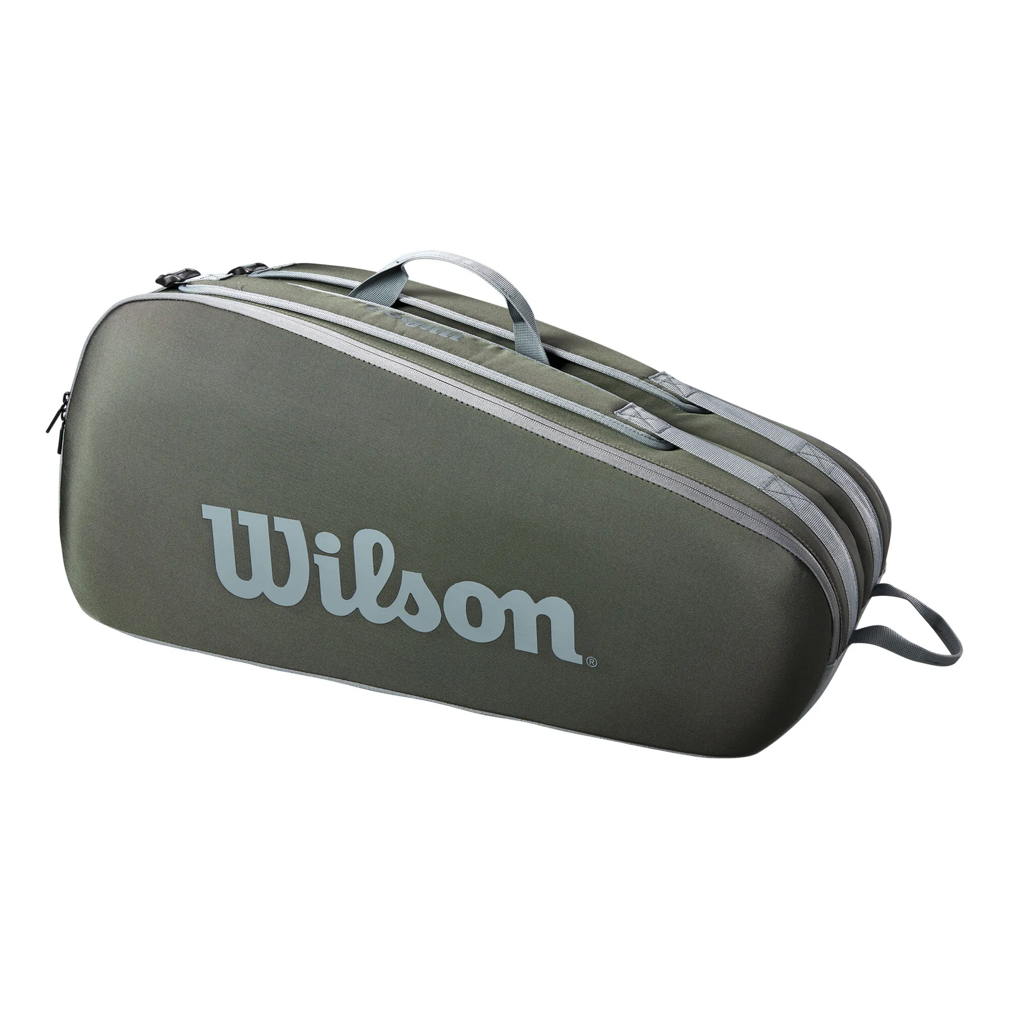 Wilson Tour Borsa Per Racchetta Da 6 - Verde Scuro 3 Wilson Tour Borsa Per Racchetta Da 6 - Verde Scuro