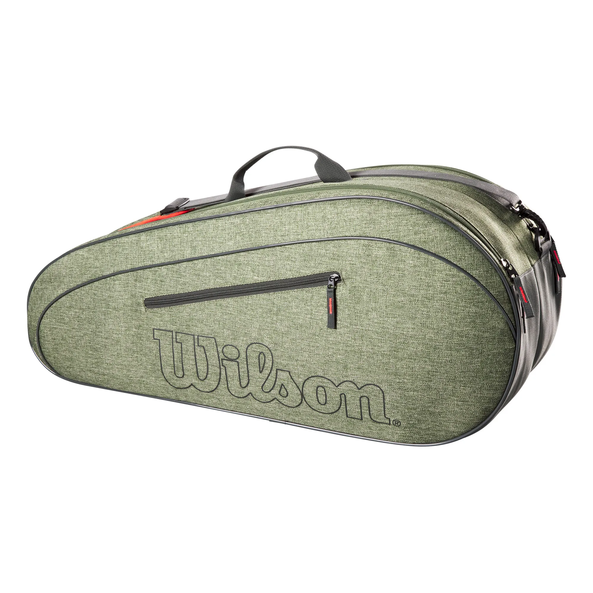 Wilson Team Borsa Per Racchetta Da 6 - Verde 3 Wilson Team Borsa Per Racchetta Da 6 - Verde