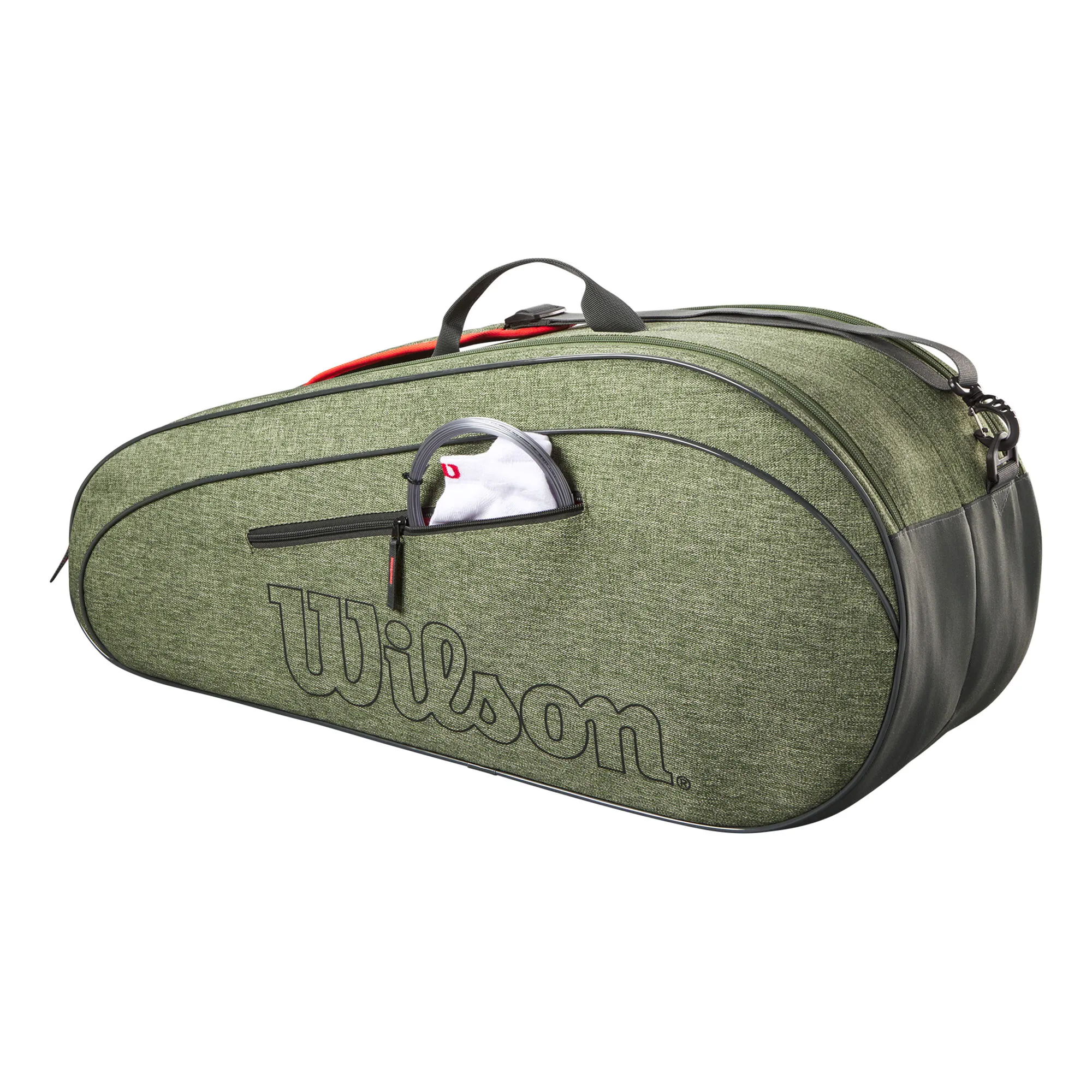 Wilson Team Borsa Per Racchetta Da 6 - Verde 5 Wilson Team Borsa Per Racchetta Da 6 - Verde - immagine 3