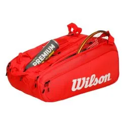 Wilson Super Tour Borsa Per Racchetta Da 15 - Rosso 17 Wilson Super Tour Borsa Per Racchetta Da 15 - Rosso -Vendite Babolat 0235900000 10