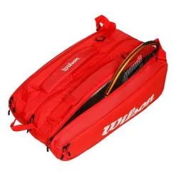 Wilson Super Tour Borsa Per Racchetta Da 15 - Rosso 18 Wilson Super Tour Borsa Per Racchetta Da 15 - Rosso -Vendite Babolat 0235900000 11