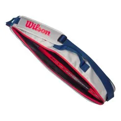 Wilson Junior Borsa Per Racchetta Da 3 - Grigio, Rosso 10 Wilson Junior Borsa Per Racchetta Da 3 - Grigio, Rosso -Vendite Babolat 0236800000 11