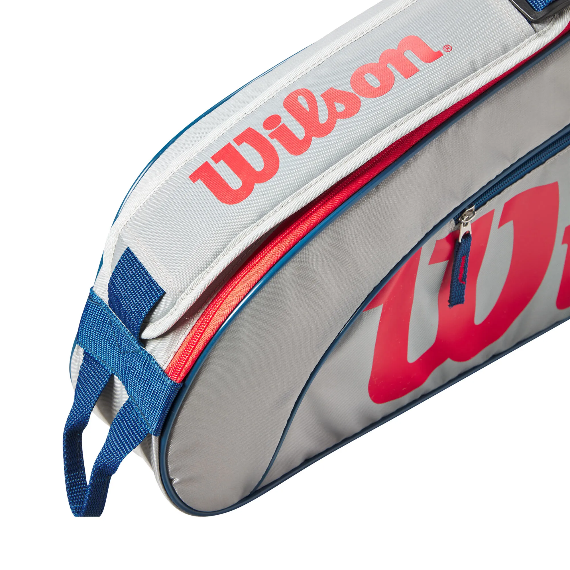 Wilson Junior Borsa Per Racchetta Da 3 - Grigio, Rosso 7 Wilson Junior Borsa Per Racchetta Da 3 - Grigio, Rosso - immagine 5