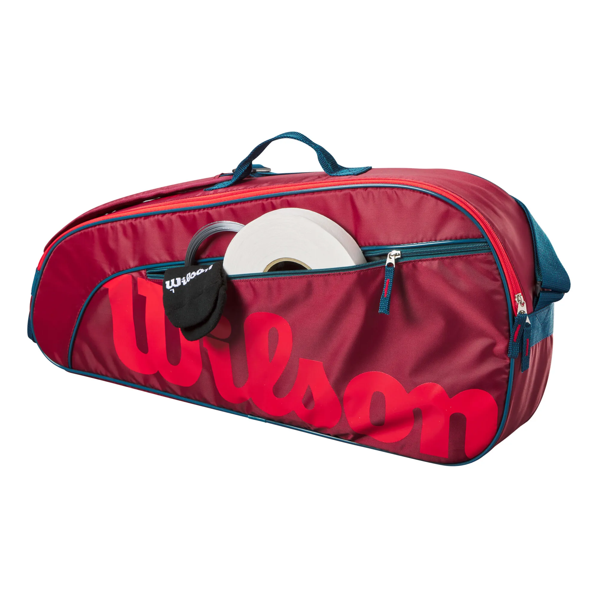 Wilson Junior Borsa Per Racchetta Da 3 - Rosso 4 Wilson Junior Borsa Per Racchetta Da 3 - Rosso - immagine 2