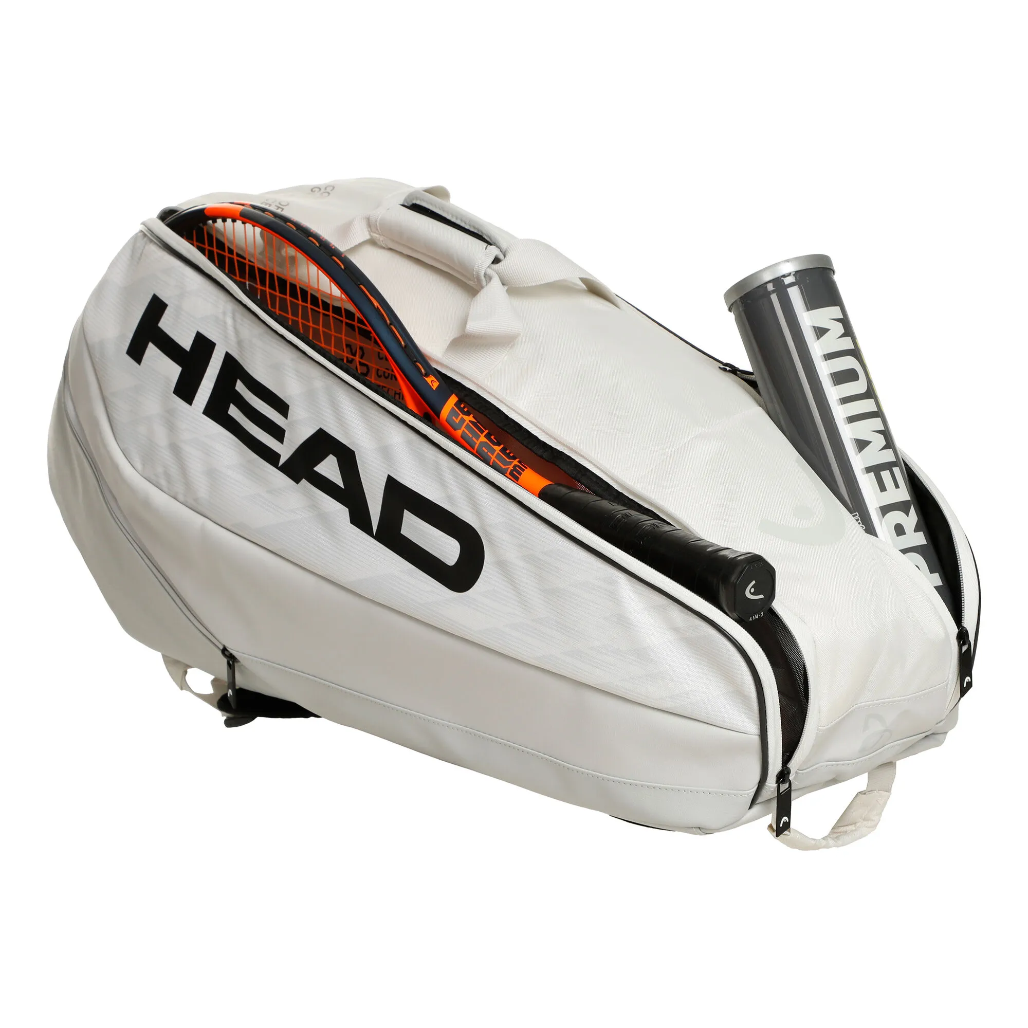 Head Pro X Racquet Bag M Borsa Per Racchetta Da 6 - Bianco 7 Head Pro X Racquet Bag M Borsa Per Racchetta Da 6 - Bianco - immagine 5