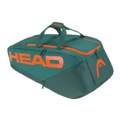 Head Pro Racquet Bag XL Borsa Per Racchetta - Verde, Arancione