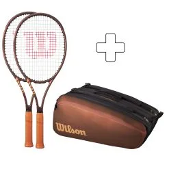 Wilson 2 Pro Staff 97 X In Aggiunta Borsa Per Racchetta